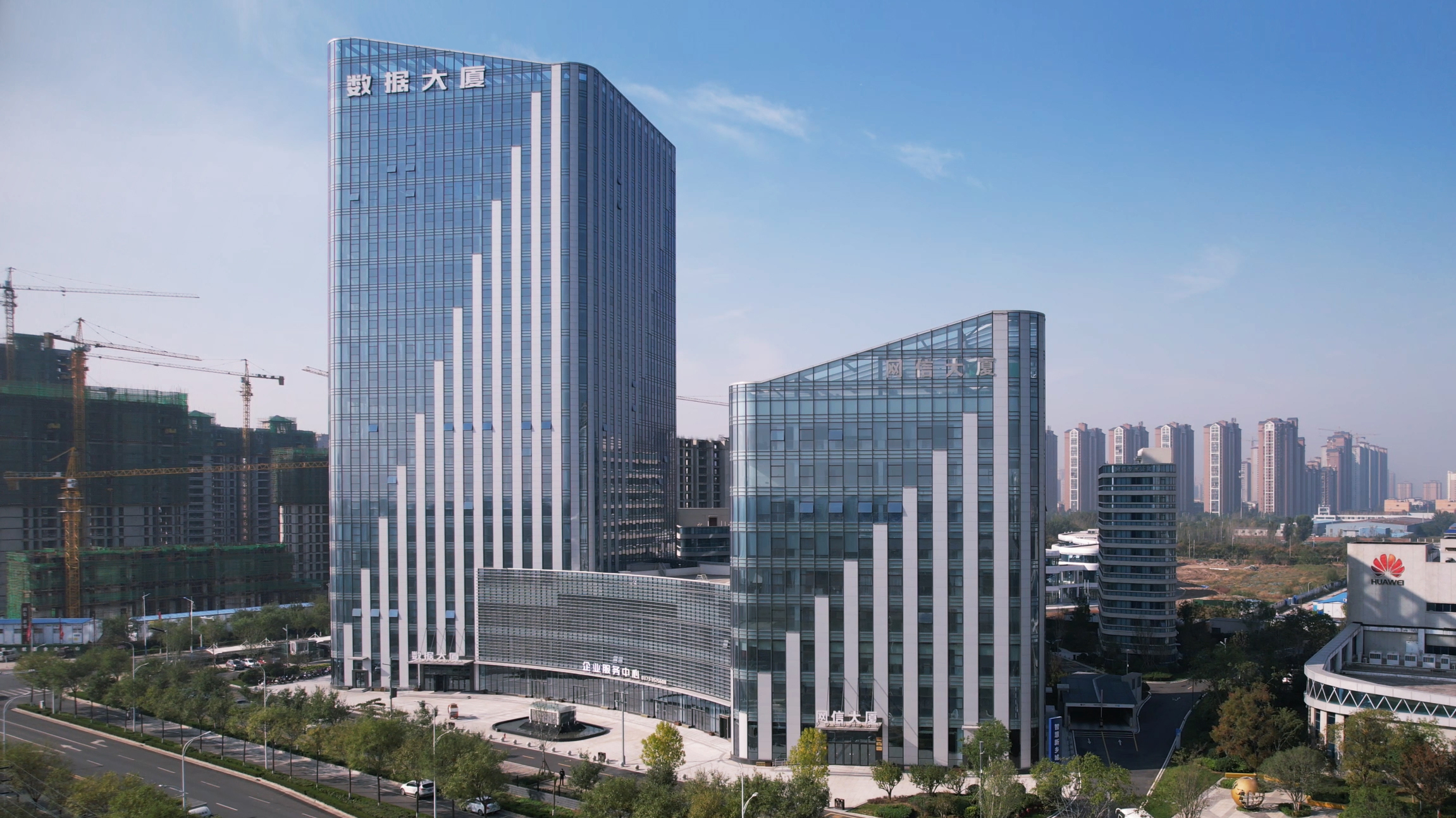 华体会网页版登录入口装配式钢结构项目——新乡华为大数据产业园